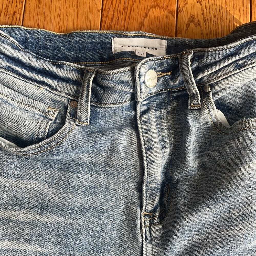 Risen Original Vintage Light Wash Jeans size 5/27 - Picture 3 of 5